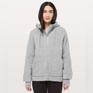 Lululemon So Sherpa Full Zip Jacket Size 10